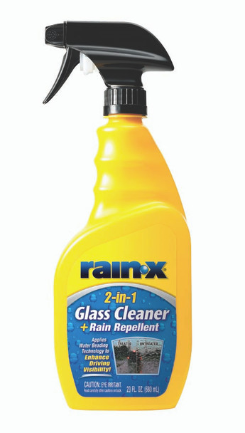 Rain-X 2-In-1 Glass Cleaner + Rain Repellent Spray Bottle 680ml