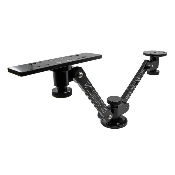 BLA Extreme Electronics Mount - Single Screen & Pole Base 2 x 8" Arms