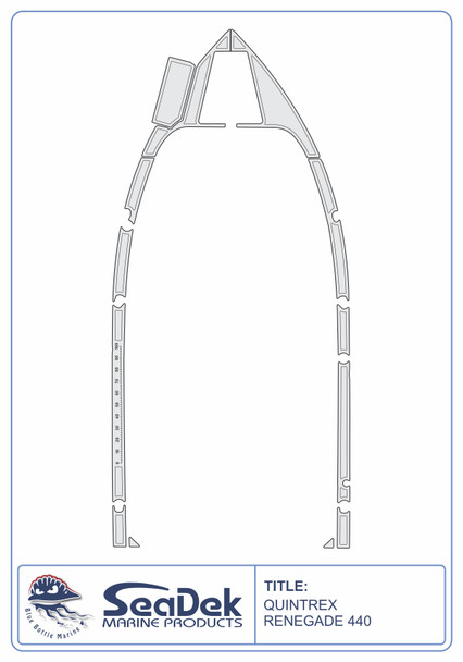 SeaDek EVA Marine Flooring Kit Quintrex Renegade 440 2024-2026