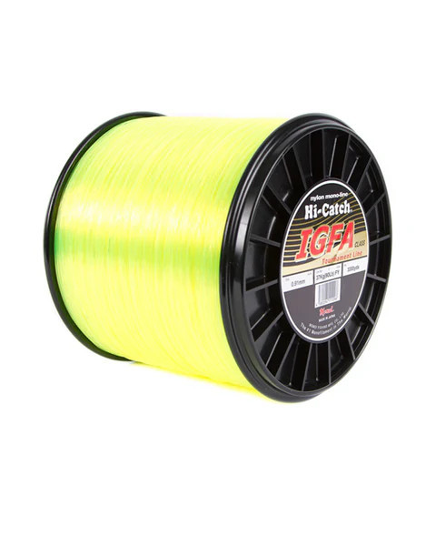 Momoi Hi-Catch IGFA Nylon Mono Line 37kg 3300m - Yellow
