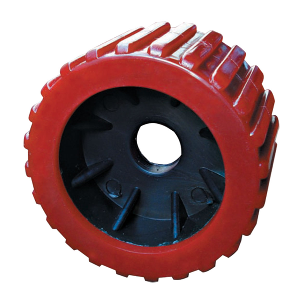 Viking Ribbed Wobble Rollers - Red
