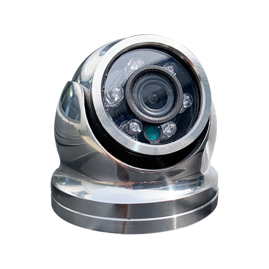 Iris S460 HD IP Mini Dome Camera 3MP 316 Stainless Steel Black