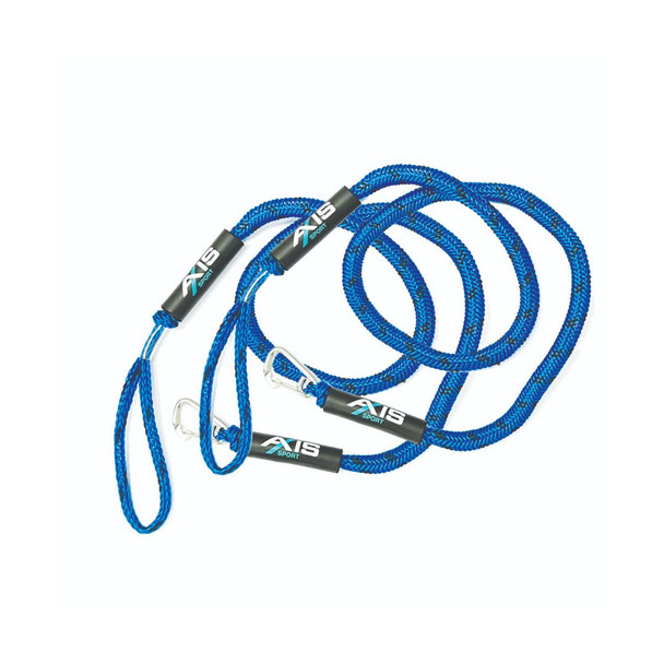 AXIS Sport 6ft Bungee Dockline Twin Pack Loop & Snap Hook