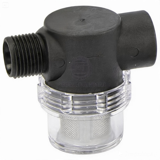 Relaxn Water Filter - Small Black 1/2 NPTF x 1/2 NPTM