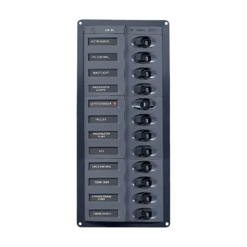 BEP DC Circuit Breaker Switch Panel 12 Circuit