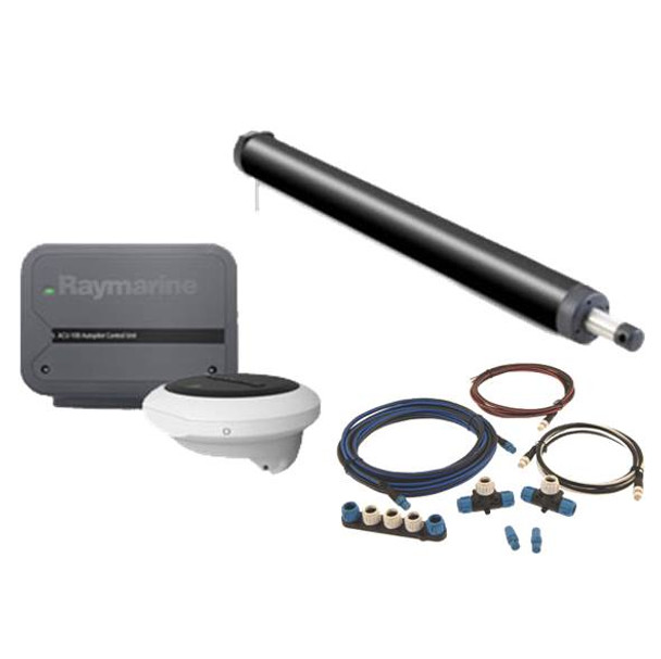 Raymarine Evolution Tiller Pilot, ACU-100, EV1 Sensor Core, EV1 Cabling kit & Ti