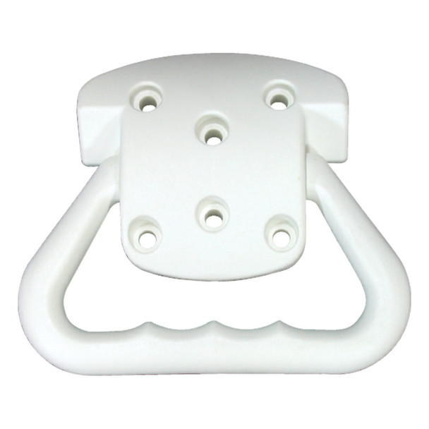 Hinged Handle White Nylon 112mm x 129mm