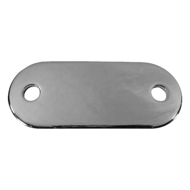 Marine Town Weld On Rail Base Stainless Steel Oval EXT 76x31mm