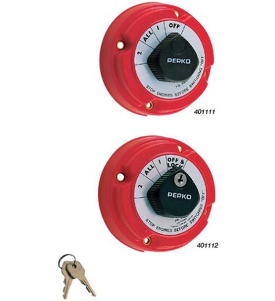 Perko Battery Selector Switches Without Key Lock