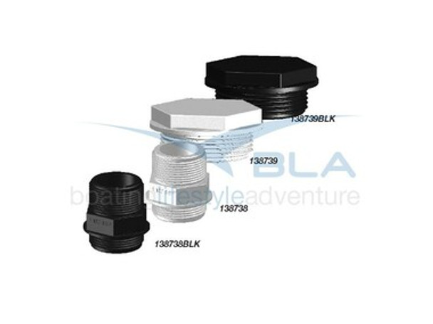 Trudesign Aquavalve - Plug Black 1 1/2" BSP