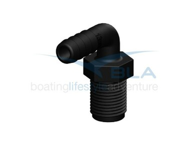 Trudesign Tail 50mm 2" BSP Female 90 Bend Thread Size: 2" Internal Diameter: 44m