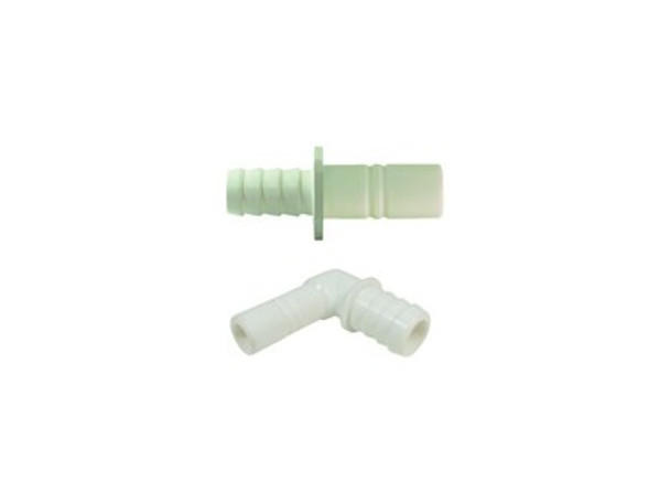 Whale Barbed Adaptors - Straight Pair Suits Hose Internal Dia.: 19