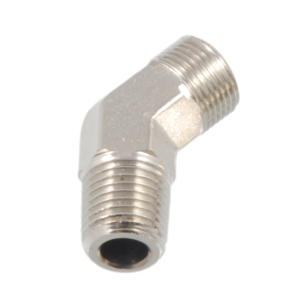 Seastar Chromed Brass Elbow Fitting 45 Degree 1/4"NPT-3/8" Tube