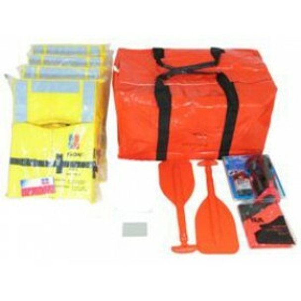 Safety Packs 2 Pfd 'V' Sheet: 1 Waterproof Torch: 1 Paddle: 2 Signal Mirror: 1 B