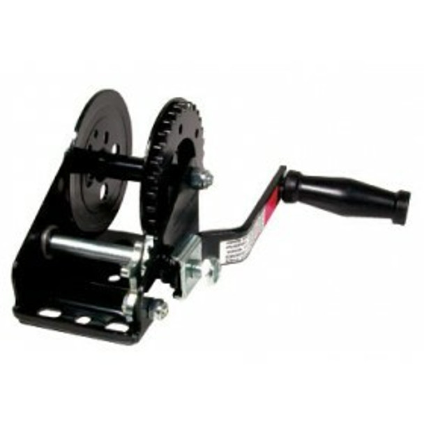 Trailer Winch - Single Pawl Gear Ratio: 3:1 Capacity: 270Kg Base L X W: 123mm X