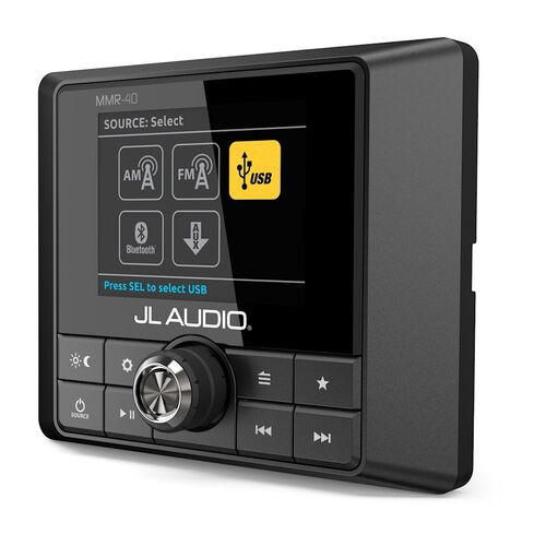 JL Audio Wired Remote Controller For MediaMaster Source Unit With Full-colour LCD Display (MMR-40)