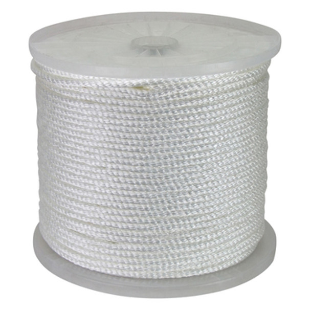 6mm x 250Mtr 60% Polyester/40% Polypropylene Crab Pot 'Sink Rope' White (Coil)