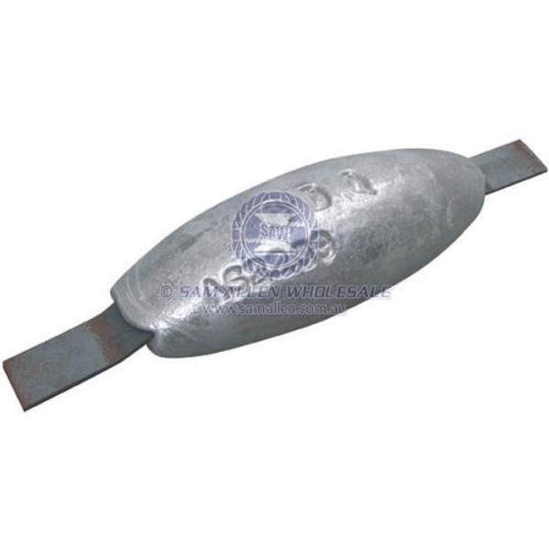 Anode Alloy Block Elliptical with Strap 