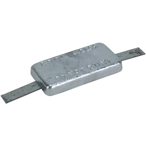 Anodes - Zinc Rectangle Block With Strap