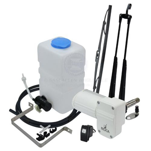 Windshield Wiper Motor Kit Hotrod Street Rod for 12V Stainless Steel - New