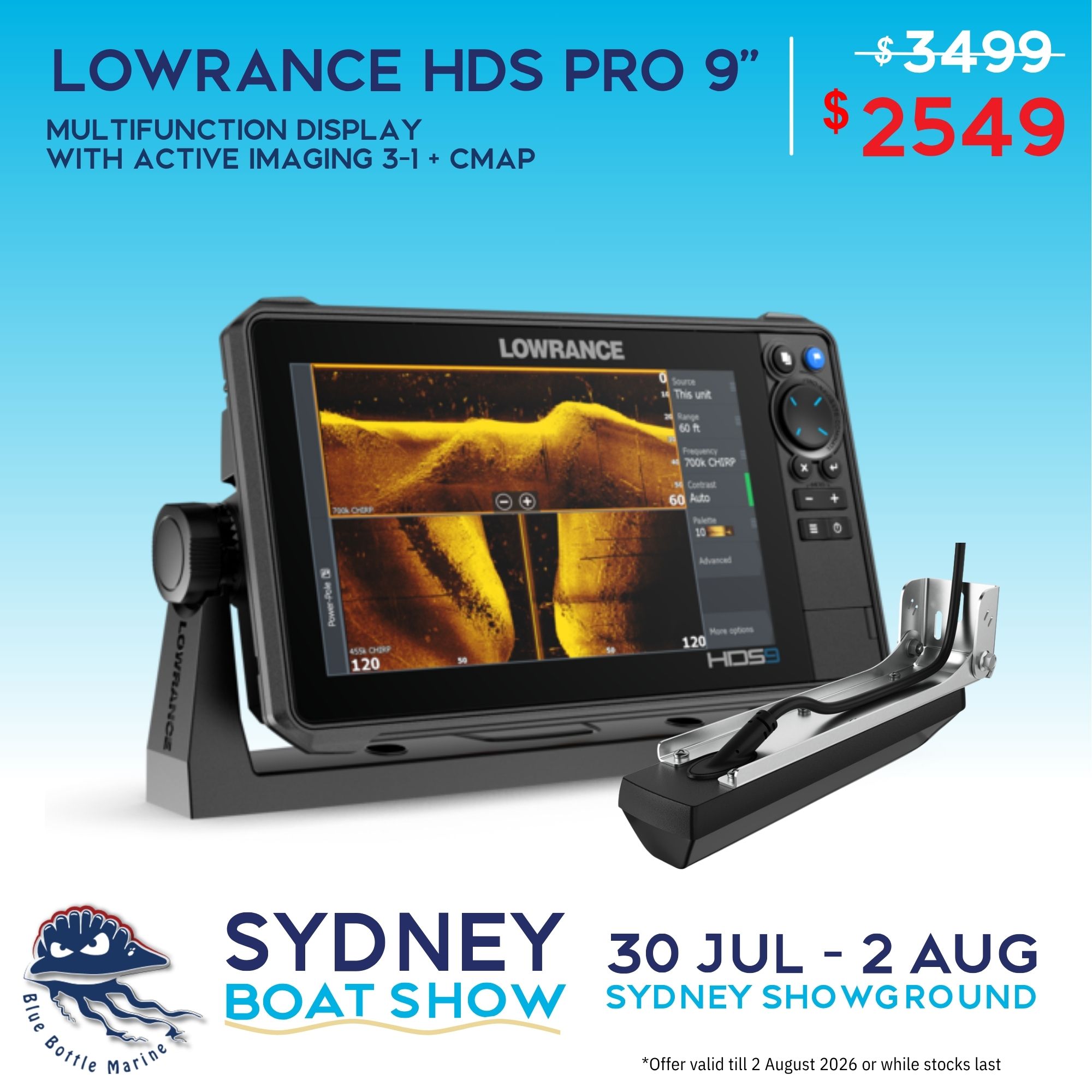 Lowrance HDS Pro 9 | Blue Bottle Marine