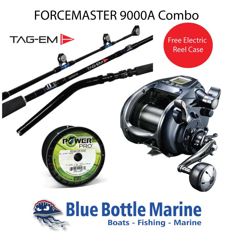 Electric Reel Combo FORCEMASTER 9000A | Blue Bottle Marine