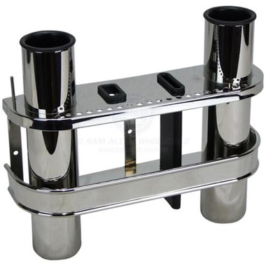 Distrimar Rod Rack Rod Rack Double S/Steel | Blue Bottle Marine