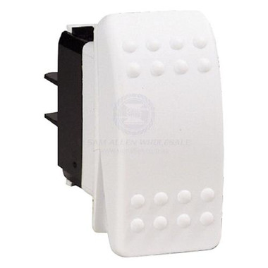 Switch Rocker Carling C2 On-Off-(On) 24V 15A - White | Blue Bottle Marine