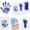  2 Pack Newborn Footprint Handprint-Blue