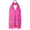 Women 100% Pashmina Premium Winter Scarf Wrap Hot Pink SCP670-2