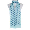 Teal Tree of Life Stamp Lightweight Soft Large Premium Scarf