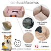 Blue Washable Pet Snuggle Beds