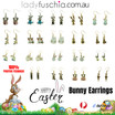 Easter Bunny Earrings EHM1275