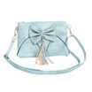 Blue Caramel Butterfly Bow with Tassel Crossbody Bag 