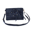 Black Butterfly Embroidered Crossbody Bag 