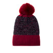 Wine Faux Fur Pom Winter Beanie Hat HATM235-7