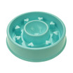 Happy Hunting Healthy Slow Feed Dog/Cat Bowl - Little Heart Design Blue