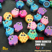 10MM POLYMERE CLAY COLOURFUL OWL