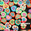 10MM POLYMERE CLAY HEART FLOWER