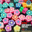 10MM POLYMERE CLAY Multi COLOUR FLOWERS