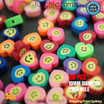 10MM POLYMERE CLAY Multi HEART SMILEY FACE