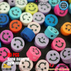 10MM POLYMERE CLAY Multi SMILEY FACES