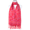 Women 100% Pashmina Premium Winter Scarf Wrap RED SCP660-2