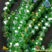 1 Strand 8mm Green Rondelle Faceted Glass Crystal Beads Multi Colour 65 PCs DIY