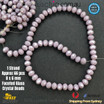 1 Strand 8mm Dusty Pink Rondelle Faceted Glass Crystal Beads Multiple Colour 65 PCS