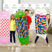 2022 NEW Large Size Kids Sleeping Bag Pillow Stuffed Toy Play Camping 135-180cm