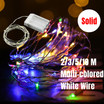 3-10 M Led Battery Powered Copper Wire String Fairy Xmas Party Lights Warm White