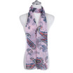 PINK Lightweight Cotton Feeling Scarf SCX1431-3