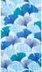 BLUE Lightweight Cotton Feeling Scarf SCX1436-2