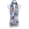 GREY Lightweight Cotton Feeling Scarf SCX1436-3